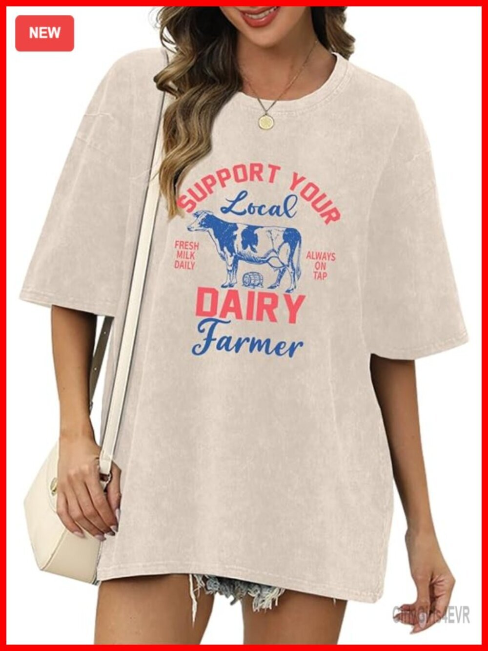 Breastfeeding Nursing Shirt Zipper Maternity Tops Funny Cow Print Tee